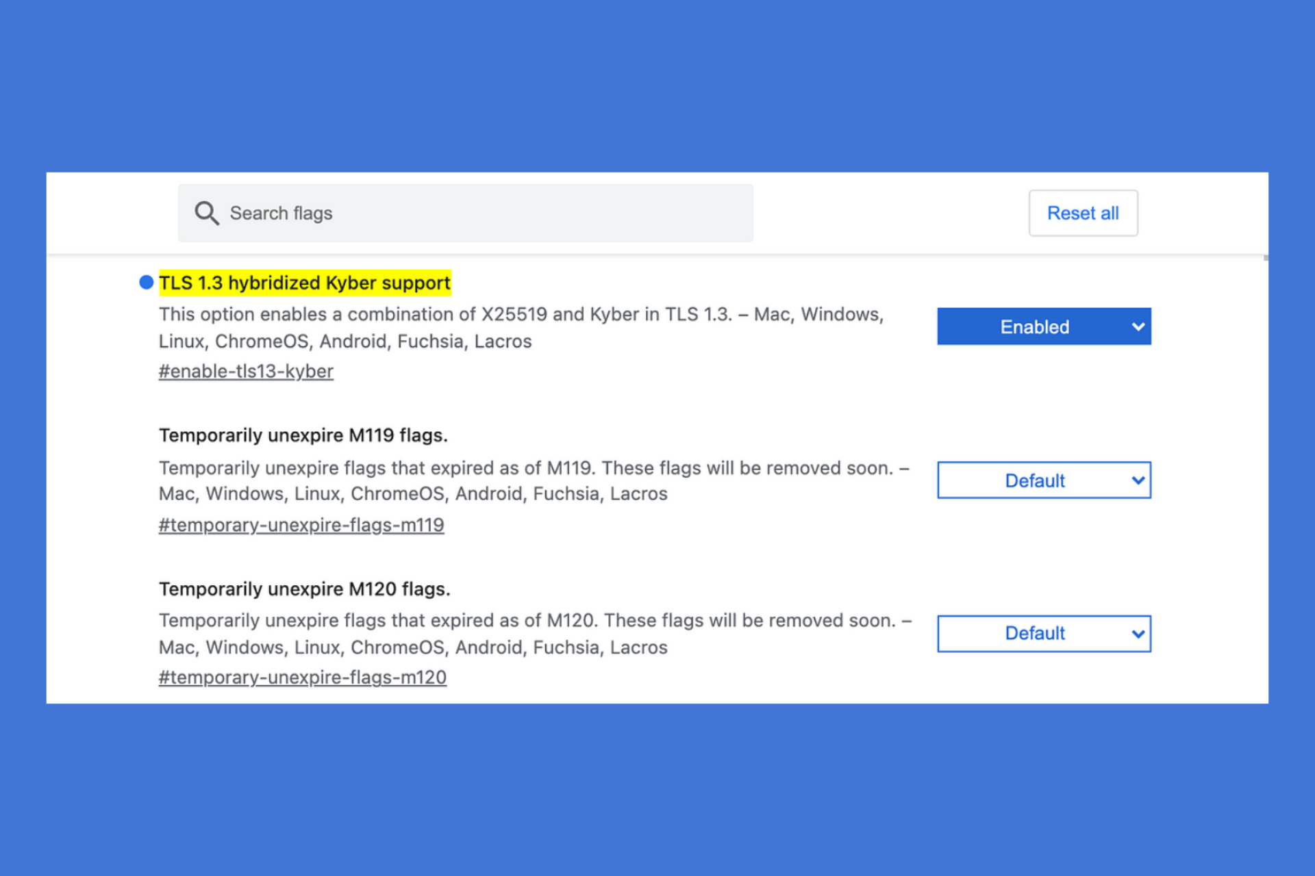 Chrome and Edge problems with TLS connections