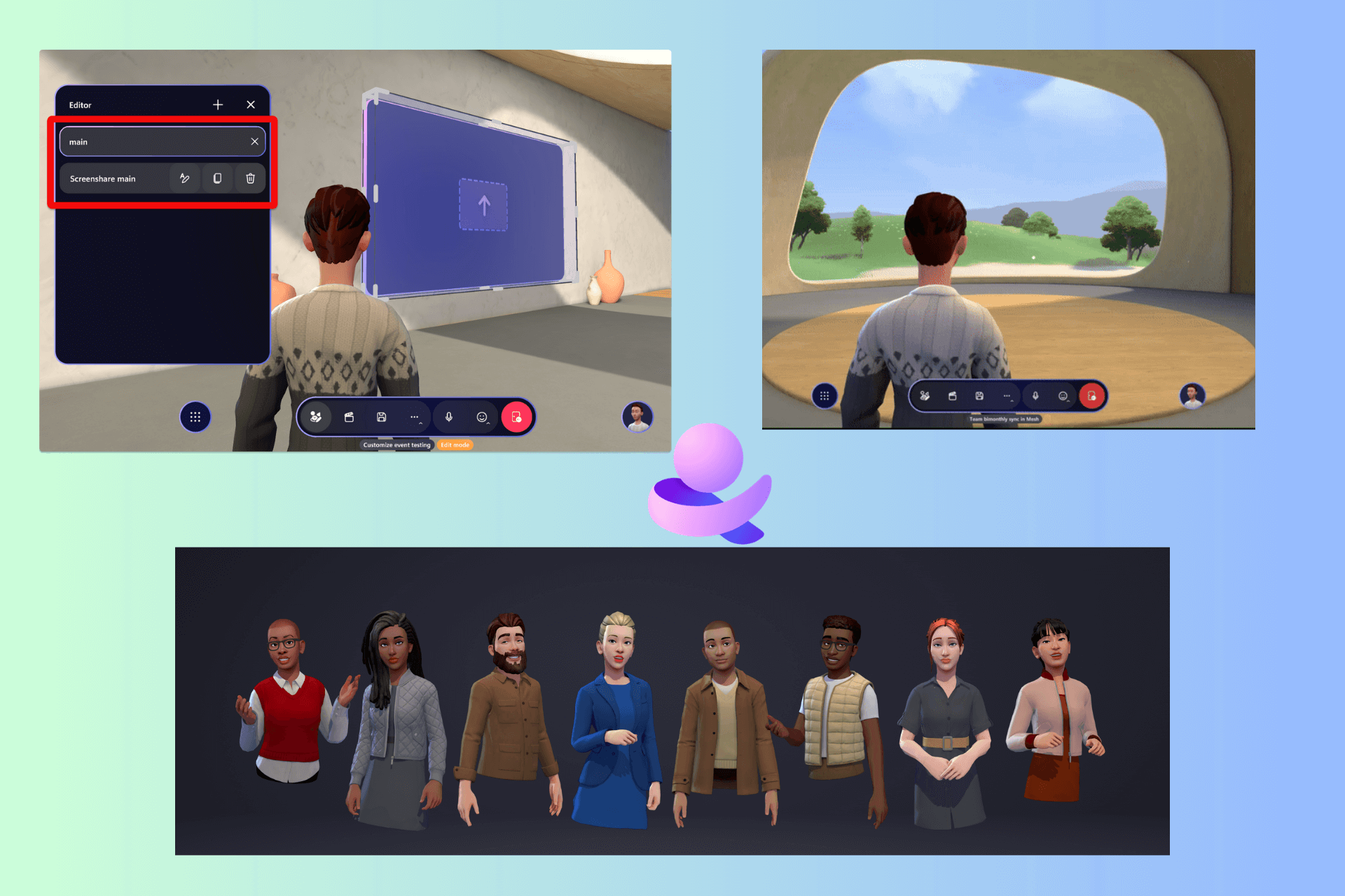 Microsoft Mesh new update adds new professional wardrobe styles to the Avatar builder