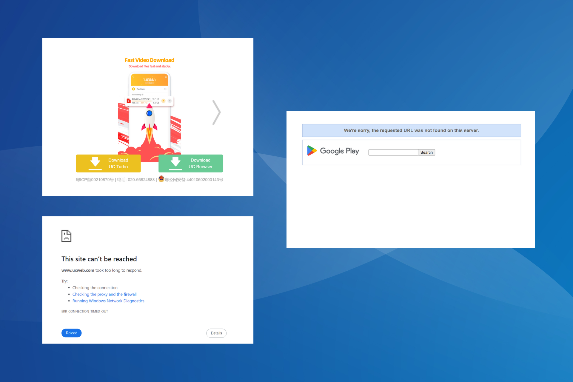 fix ucbrowser not allowed